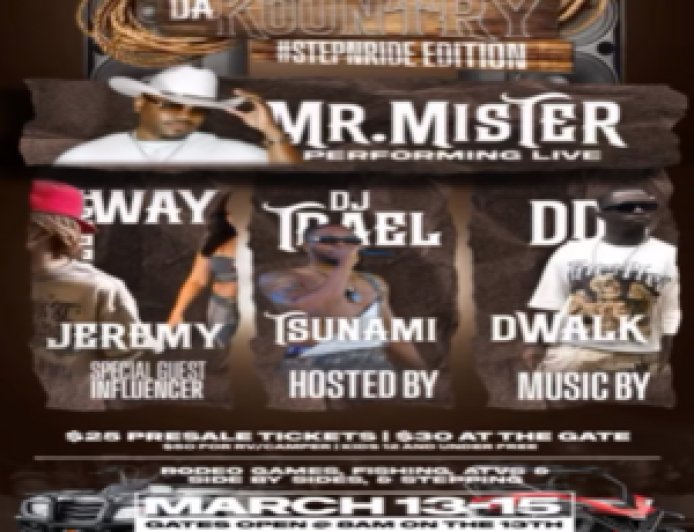 Welcome 2 Da Kountry” Field Party & Trail Ride #TheStep’NRideEdition